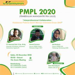 Pembekalan Mahasiswa Pra-lulus, CSSMoRA angkat tema Kolaborasi Potensi Santri Menuju Indonesia Emas 2045